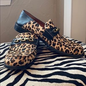COACH Putnam Leopard Loafers LIKE NEW
